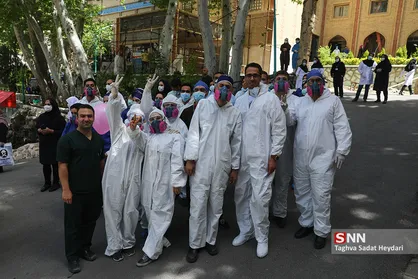 تجلیل از کادر درمانی بیمارستان مسیح دانشوری
