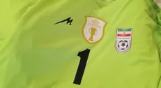 نصب لوگوی قهرمان آسیا روی لباس تیم ملی ایران