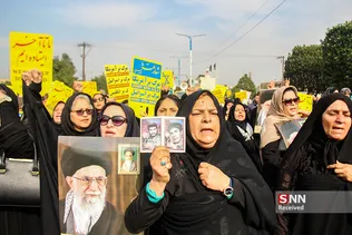 راهپیمایی مردم اهواز در محکومیت ترور حاج قاسم سلیمانی