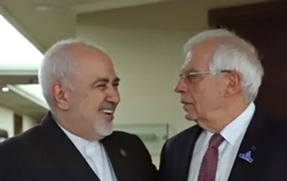 دیدار مسئول سیاست خارجی اتحادیه اروپا با ظریف