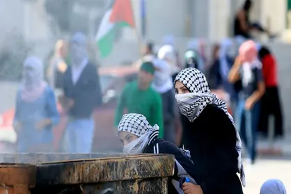 فیلم/ پلیس اسرائیل حریف زن فلسطینی نشد