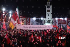 تجدید پیمان مردم رشت با ولایت در قرار صد و شصت و چهارم/گام‌های ارادتمند از شهدای ذهاب تا گلزار شهدا+فیلم