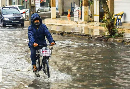 آب&zwnj;گرفتگی شهر اهواز پس از چندساعت بارندگی