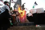 تجمع دانشجویان دانشگاه‌ تهران در اعتراض به معامله قرن