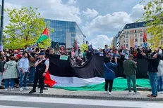 برگزاری تجمع در مقابل مقر اتحادیه اروپا در «بروکسل»