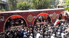 تشییع باشکوه شهدای حادثه تروریستی سپاه امام حسن مجتبی (ع) در کرج+ فیلم