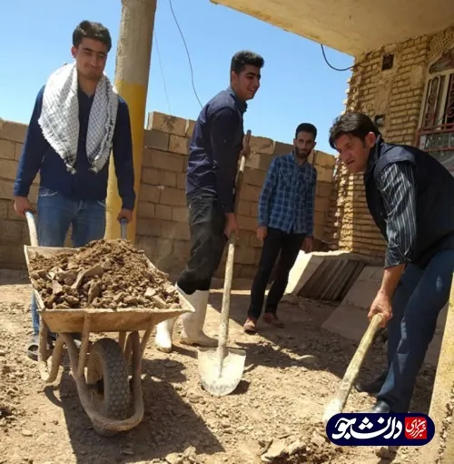 فعالیت جهادگران بسیج دانشجویی واحد شوشتر در شعیبیه