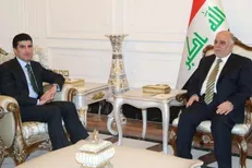 دیدار نیچروان بارزانی با العبادی