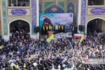 آیین تشییع پیکر شهیده معصومه کرباسی، اولین بانوی ایرانی شهید در راه قدس و حجت‌الاسلام شهید محمد صباحی، امام جمعه کازرون امروز یکشنبه ۶ آبان ۱۴۰۳ با حضور پرشور مردم شیراز برگزار شد.