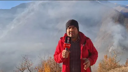 تنها هواپیماهای ایلیوشین ایران در عملیات اطفای حریق جنگل&zwnj;های الیت حضور دارند / آتش به صورت کامل مهار نشده است + فیلم