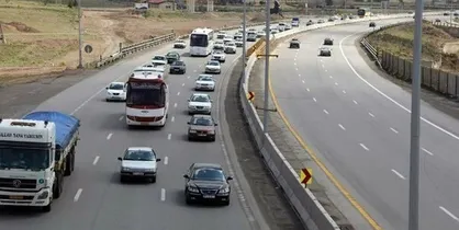ترافیک روان و عادی در محور هراز و فیروزکوه
