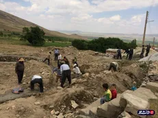 ساخت مسجد در روستای قمشانه استان همدان آغاز شد