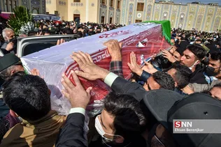 تشییع پیکر شهید مدافع امنیت شهید «علی‌اکبر رنجبر» در شیراز