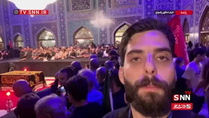 حضور مردم در جوار مزار رهبر شهید انقلاب، پایان&zwnj;بخش مراسم اربعین ایشان در حرم مطهر رضوی