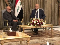 رئیس‌جمهور عراق و سفیر ایران در بغداد دیدار کردند