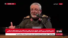سردار جباری: جنگ با آمریکایی‌ها بسیار راحت تر با اسرائیلی‌هاست / پایگاه‌ها و ناوهای آمریکایی به راحتی از بین رفتنی است
