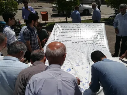 دانشجویان و طلاب بابلی طوماری در حمایت از مردم کشمیر امضا کردند