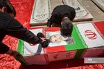 تشییع ۲ شهید حادثه تروریستی حرم شاهچراغ(ع)
پیکر مطهر شهدای حادثه تروریستی حرم شاهچراغ (ع) ساعت ۹ صبح چهارشنبه ۲۵ مرداد۱۴۰۲ از میدان شهدا تا حرم مطهر احمد بن موسی شاهچراغ (ع) شیراز تشییع شد.