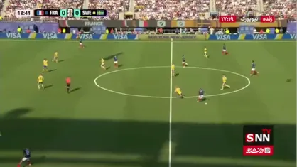 موقعیت خطرناک فرانسه از دست رفت / فرانسه 0 - 0 سوئد