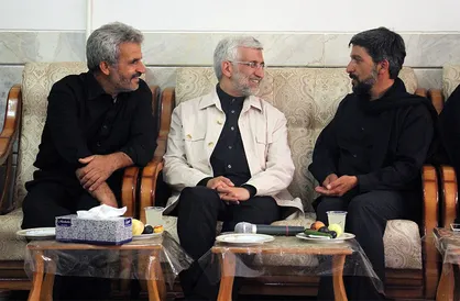 دیدار دکترجلیلی با خانواده شهید حججی