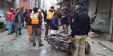 وقوع انفجار بمب در پیشاور پاکستان