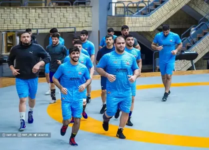تیم ملی کشتی فرنگی ایران راهی قرقیزستان شد