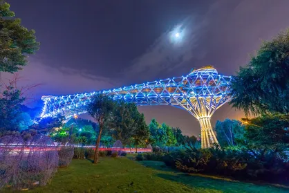 پل طبیعت به مناسبت روز جهانی دیابت آبی می&zwnj;شود