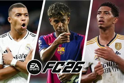 ریتینگ رئالی&zwnj;ها و بارسایی&zwnj;ها FC 26 منتشر شد