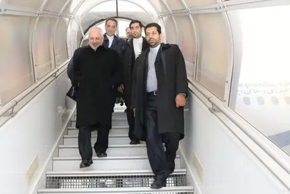 ورود ظریف به تهران پس از نشست باکو