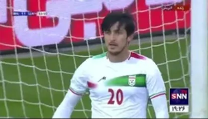 سردار آزمون با ضربه سر دروازه سنگال را باز کرد / ایران 1  سنگال 1