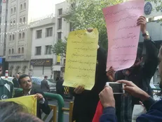 تجمع اعتراض به خصوصی سازی مدارس با حضور دانشجویان تهرانی برگزار شد