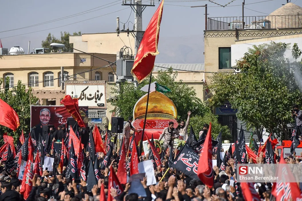 تشییع و خاکسپاری «شهید عبدالله اسکندری» در شیراز