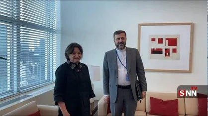 دیدار غریب&zwnj;آبادی با معاون سیاسی دبیرکل سازمان ملل در نیویورک