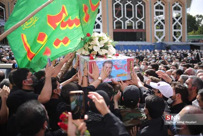 تشییع پیکر شهید مدافع حرم &laquo;رضا فرزانه&raquo;
