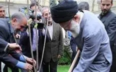 بیانات رهبر انقلاب در هفته درختکاری +عکس