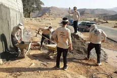 اردوی جهادی دانشجویان دانشگاه آزاد یاسوج در اسفندان برگزار شد