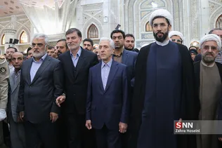 مراسم تجدید میثاق دانشگاهیان با آرمان های امام(ره)