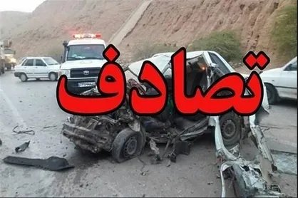 مصدوم شدن راننده ۲۰۶ بر اثر واژگونی خودرو