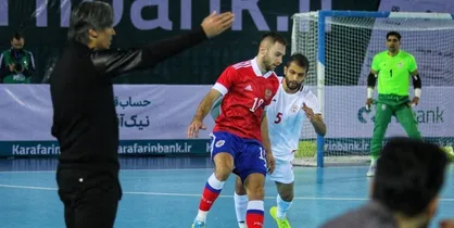 برد دلچسب فوتسال ایران برابر روسیه