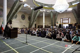 دیدار آیت‌الله رئیسی با دانشجویان در دانشگاه تهران 