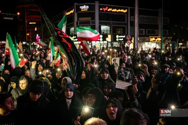 چهارمین شب اجتماع سوگواران شهادت رهبر انقلاب اسلامی در کرج