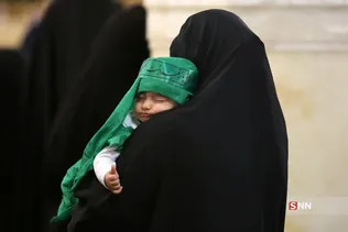 مراسم شیرخوارگان حسینی در حرم حضرت معصومه (س)