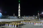 رزمایش کمک‌های مومنانه بسیج دانشجویی استان قم در مسجد مقدس جمکران
