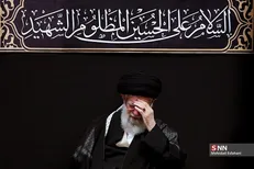 این خانه عزادار حسین است/ روایتی از مراسم عزاداری ظهر اربعین در حسینیه امام خمینی (ره)