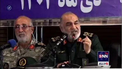 سرلشکر سلامی: پیشانی جنگی نیروی زمینی به سمت دشمن و دست&zwnj;های امدادگر و قلب&zwnj;های رئوف آنها به سمت مردم است