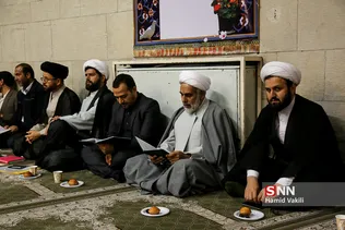 مراسم ختم پدر حجت الاسلام کلانتری معاون فرهنگی دانشجویی دانشگاه آزاد اسلامی