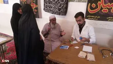 اردوی جهادی دانشجویان دانشگاه علوم پزشکی زاهدان در زهک برگزار شد/ ۱۷۰ نفر به صورت رایگان ویزیت شدند