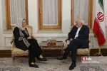 محمدجواد ظریف وزیر امور خارجه کشورمان و خانم پرنیل کاردل هماهنگ کننده ویژه سازمان ملل در امور لبنان