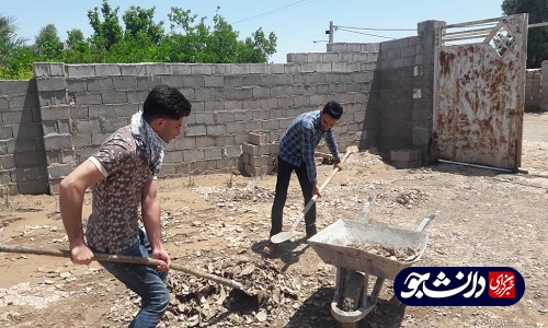 فعالیت جهادگران بسیج دانشجویی واحد شوشتر در شعیبیه