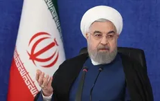 سخنرانی مجازی روحانی در نشست سران «شانگهای»